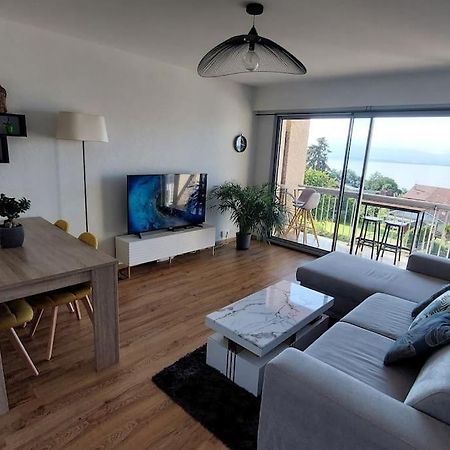 Appart Cosy Avec Vue Sur Le Lac Leman เอวิยงเลบานส์ ภายนอก รูปภาพ