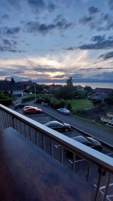 Appart Cosy Avec Vue Sur Le Lac Leman เอวิยงเลบานส์ ภายนอก รูปภาพ