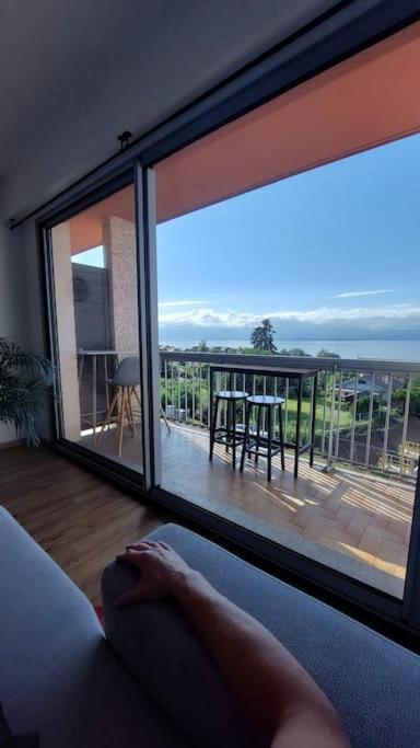 Appart Cosy Avec Vue Sur Le Lac Leman เอวิยงเลบานส์ ภายนอก รูปภาพ
